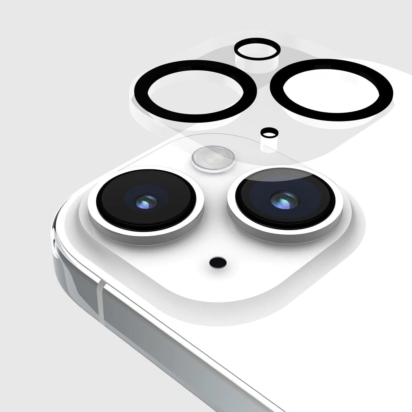 iPhone 15 Kameran Linssisuoja – Karkaistu Lasi