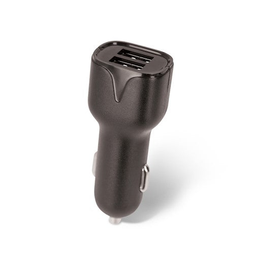 Setty Car laturi 2x USB 1,4A, musta