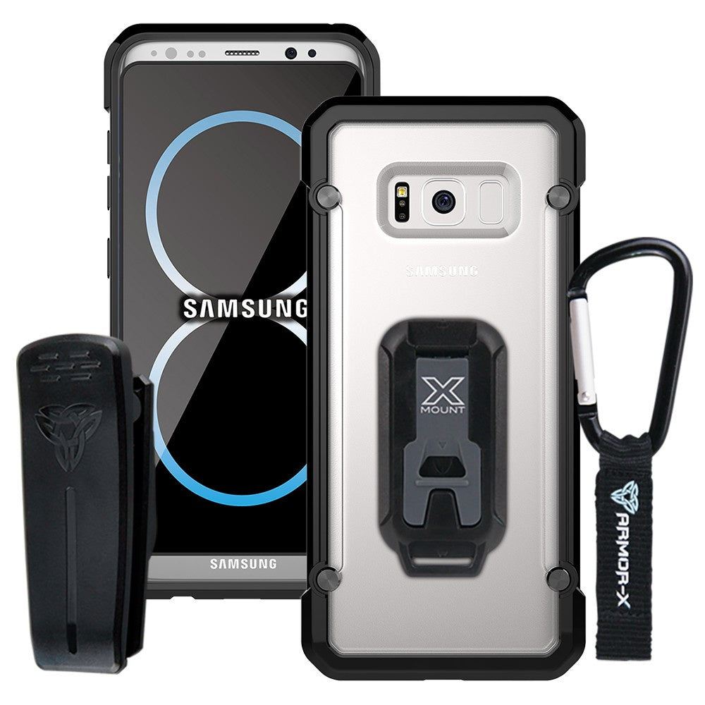 Armor-X BT Shockproof Case Samsung Galaxy S8, transparent/black