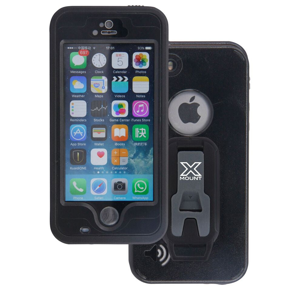 Armor-X MX IP68 Waterproof Suojakotelo iPhone 5 / 5S / SE, Musta
