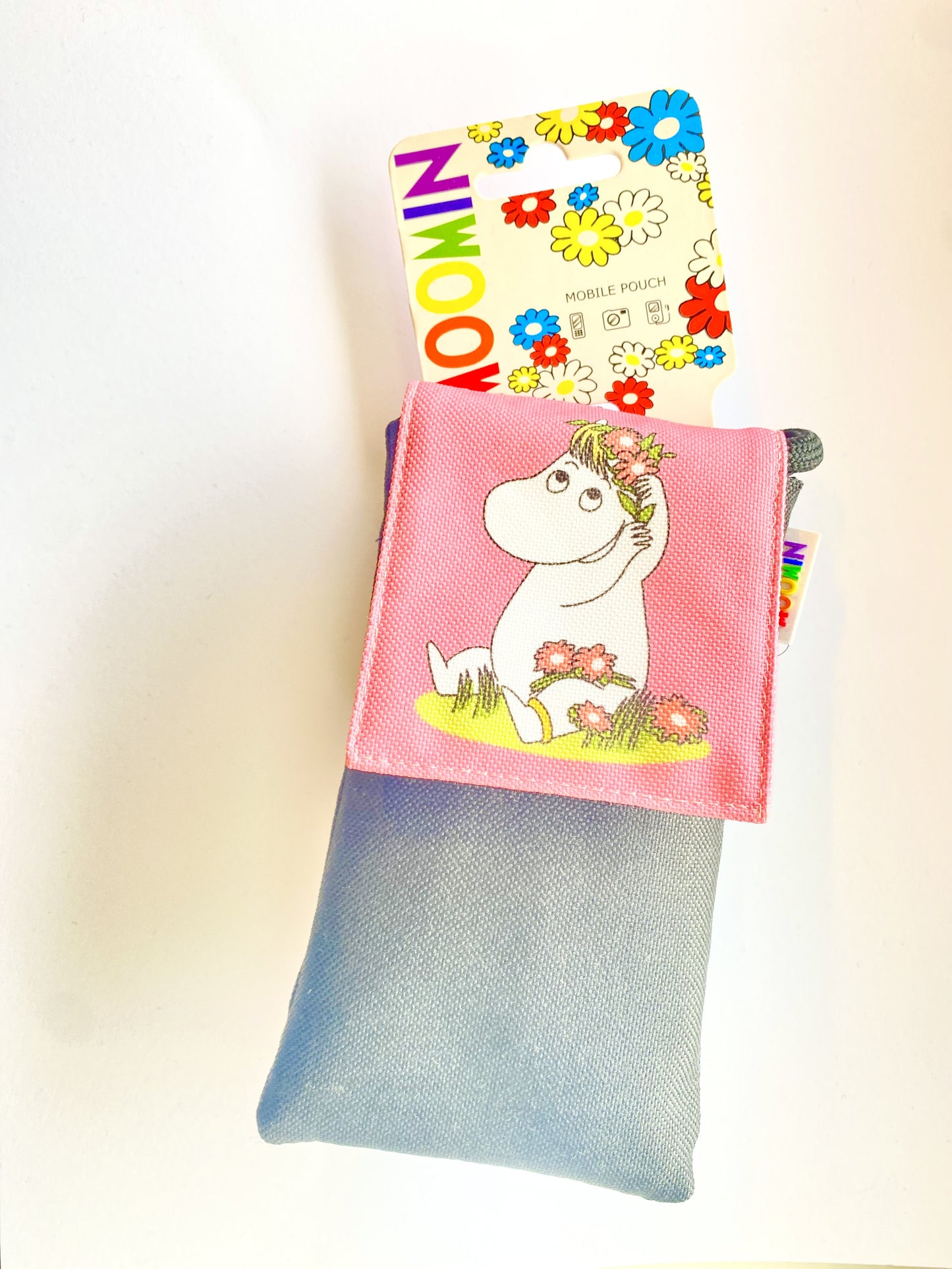 Moomin Mobile Pouch musta/pinkki