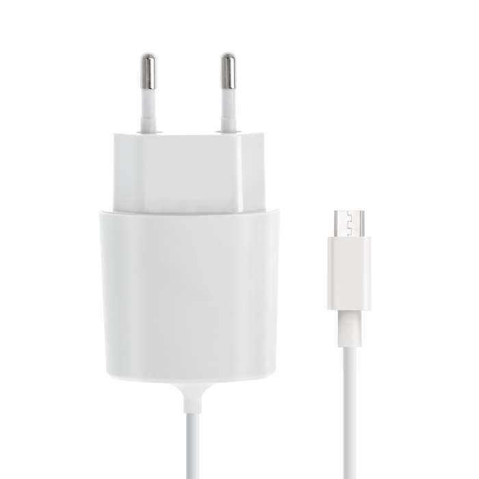 Deltaco Lightning Wall Charger, 2.4A 12W, 1m, Valkoinen