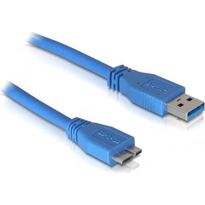 Deltaco Super Speed USB Cable, Blue