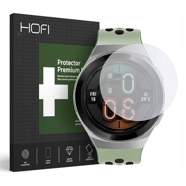 Hofi Pro+ Panssarilasi Apple Watch 4 / 5 / 6 / SE (44mm), Musta