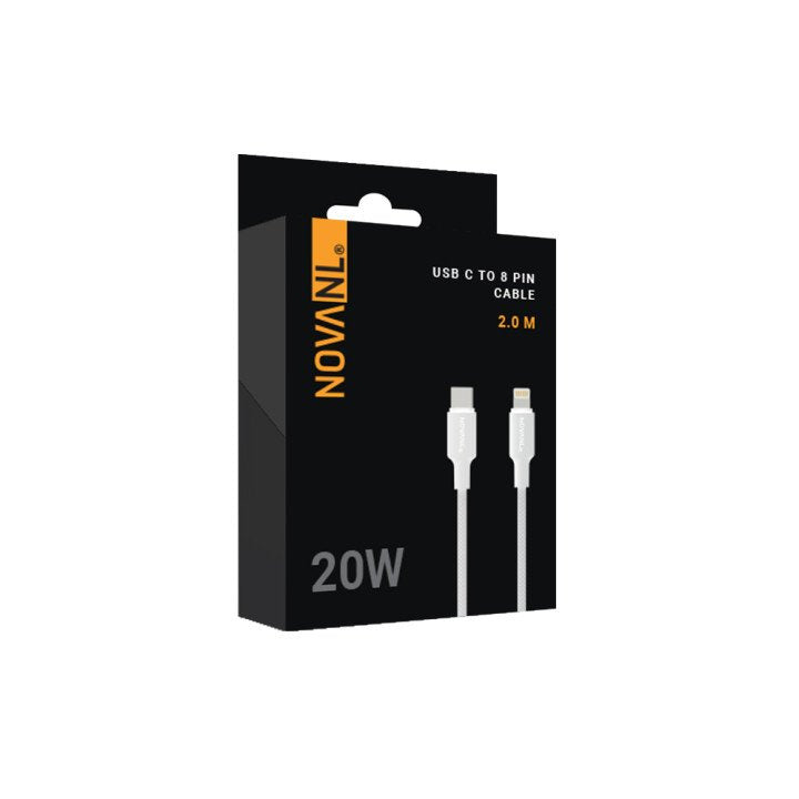 NovaNL (2M) USB Type C to Lightning Cable 20W