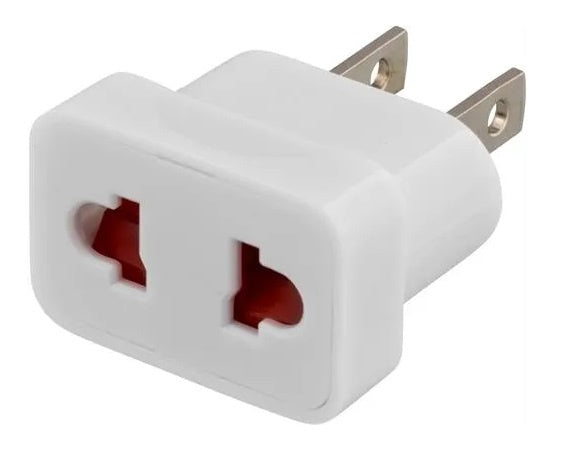 Deltaco Travel Adapter, Europe - USA, ungrounded, 110-250V, 10A