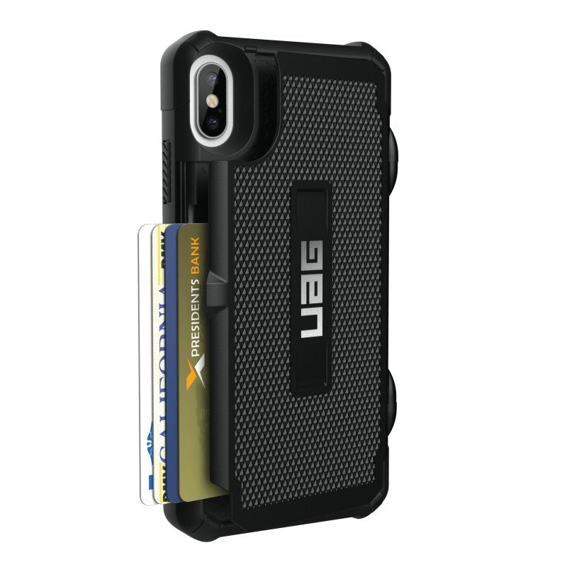 UAG Trooper Card Holder Case for iPhone XS Max, Black