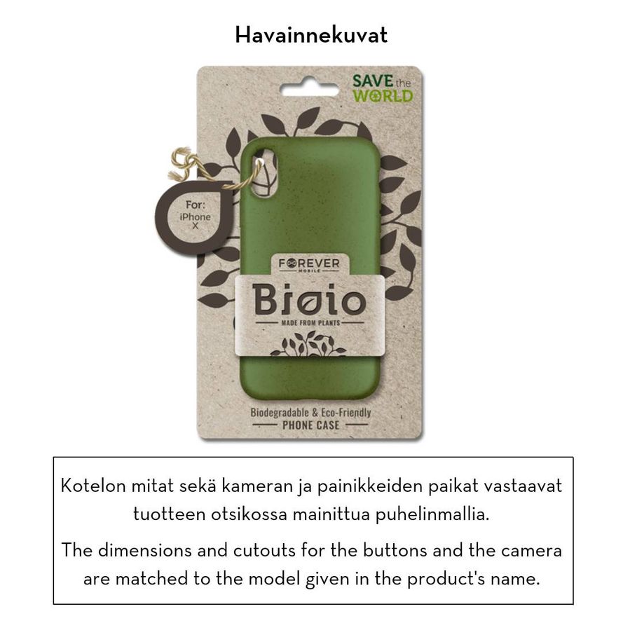 Forever Bioio 100% biohajoava suojakotelo Samsung Galaxy A41 - Punainen – DigiShop Helsinki