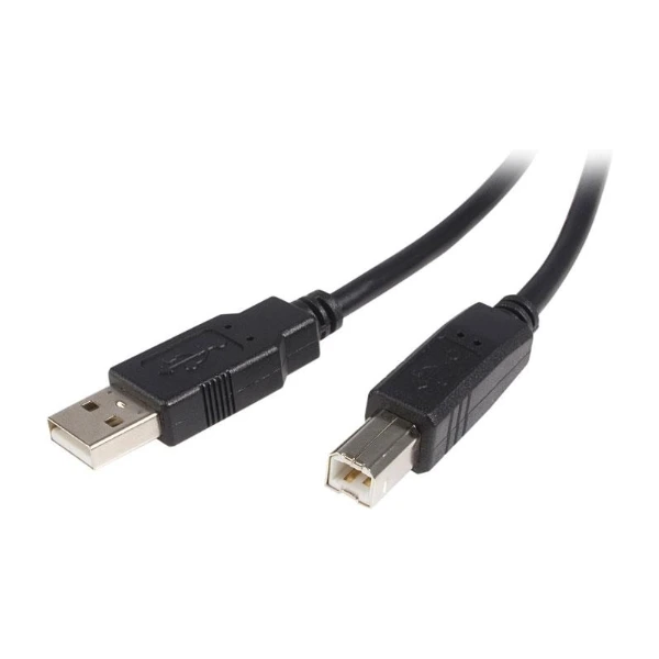 StarTech 2m USB 2.0 A-uros B-uros kaapeli musta tulostin skanneri