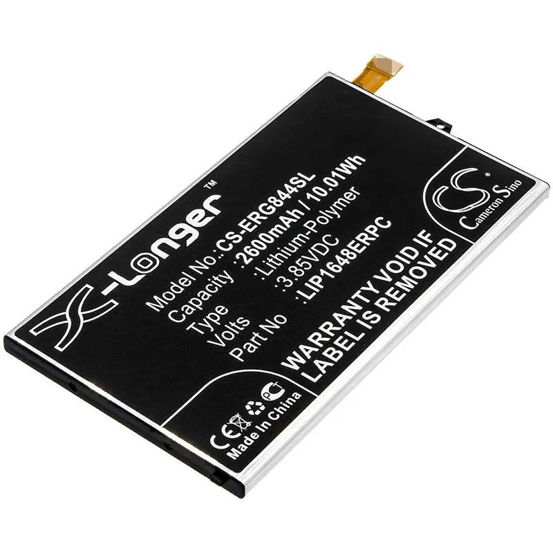 Cameron Sino CS-ERG844SL 2600mAh litiumpolymeeriakku Sony Xperia XZ1 Compact musta