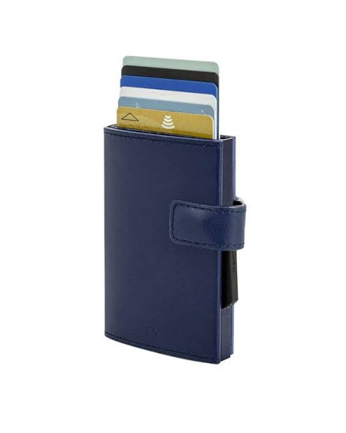Ögon Cascade Wallet Snap – Navy Blue