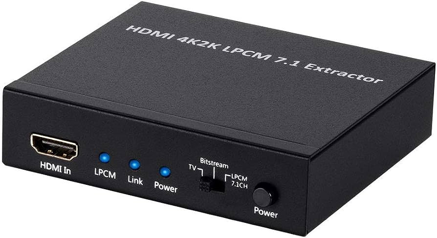 HDMI 4K2K LPCM 7.1 Extractor (Full 3D 4K2K HDCP) - DigiShopGroupOY