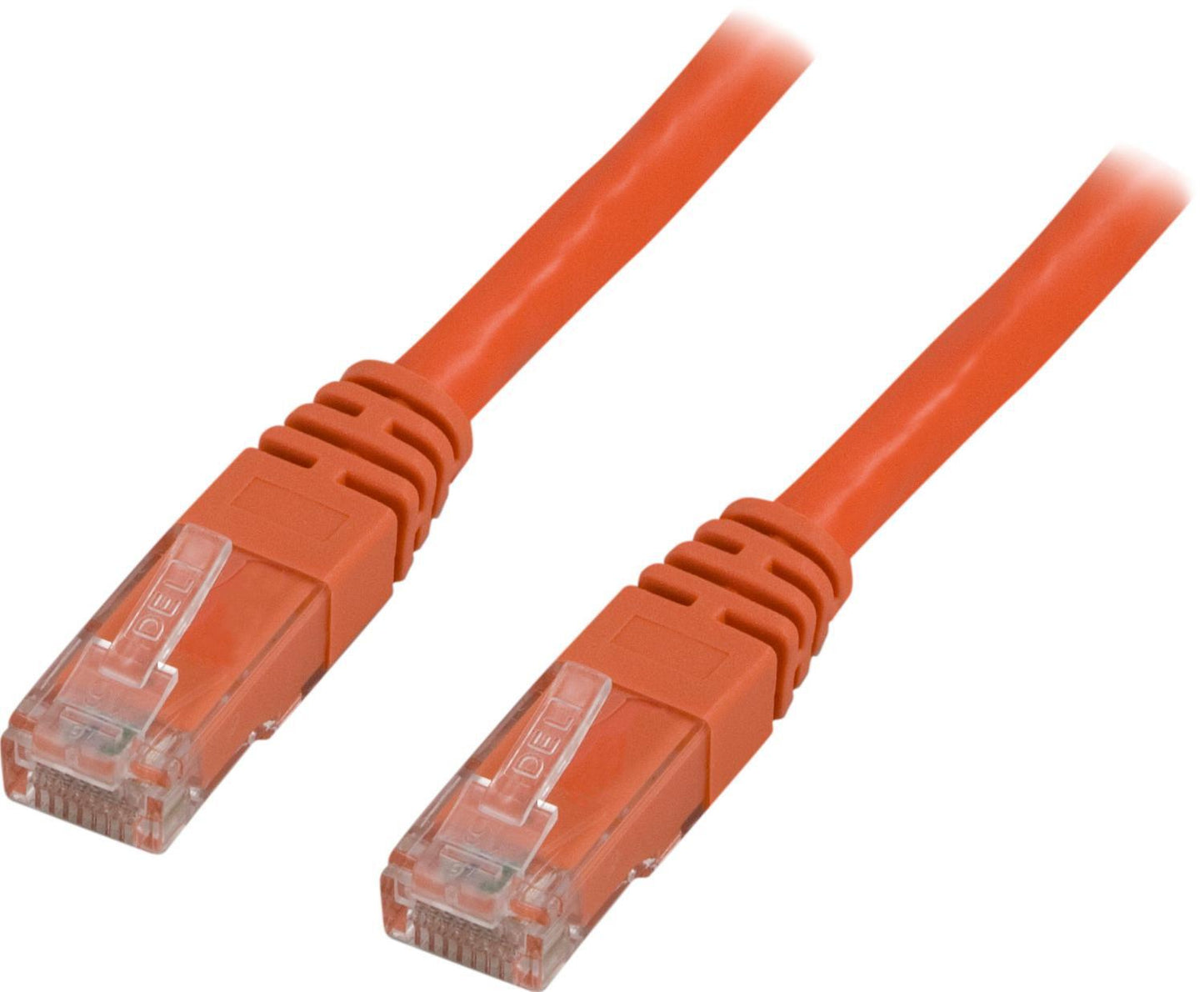 DELTACO U/UTP Cat6 Verkkolaitekaapeli, 1,5m, oranssi