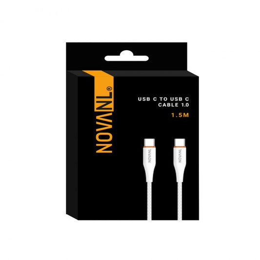 NovaNL USB-C to USB-C kaapeli, 35W, 1.5m