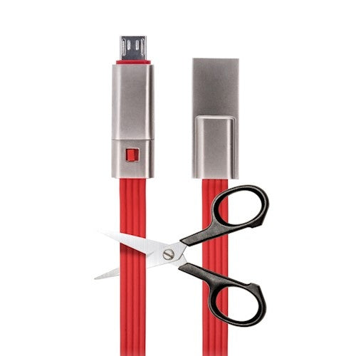 Forever Cut &amp; Fix Micro USB cable 1.5A, 1.5m, red