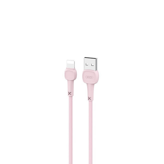 XO NB132 USB A to Lightning cable 2A, 1m, pink