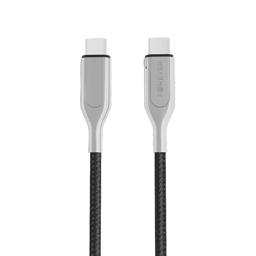 Forever Core Ultra Fast USB C to USB C cable 3A 60W, PD, 1.5m, black