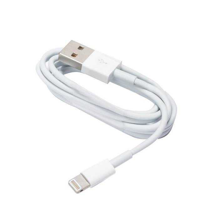 Lightning to USB A cable, 0,25m, white