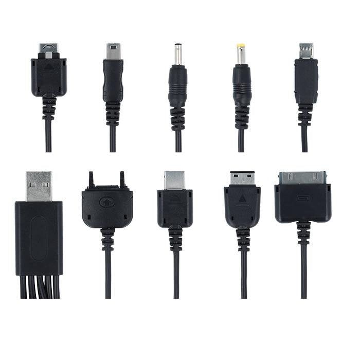 Setty 10 in 1 Charger set for mobile devices