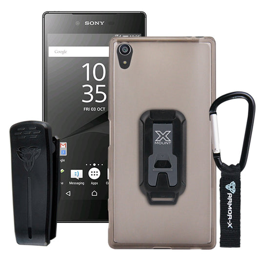 Armor-X CX kestävä kotelo Sony Xperia X Perftaimance, harmaa/translucent