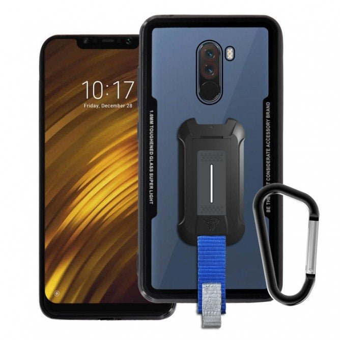 Armor-X BX4 Shockproof Case Xiaomi Pocophone F1, transparent/black