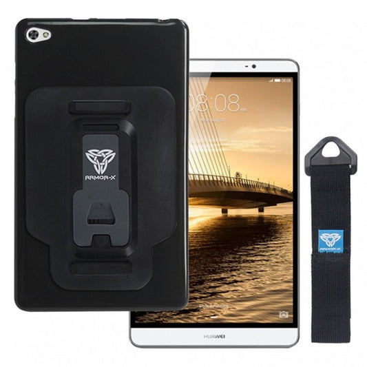 Armor-X PXT iskunkestävä kotelo Huawei MediaPad M2 8", musta