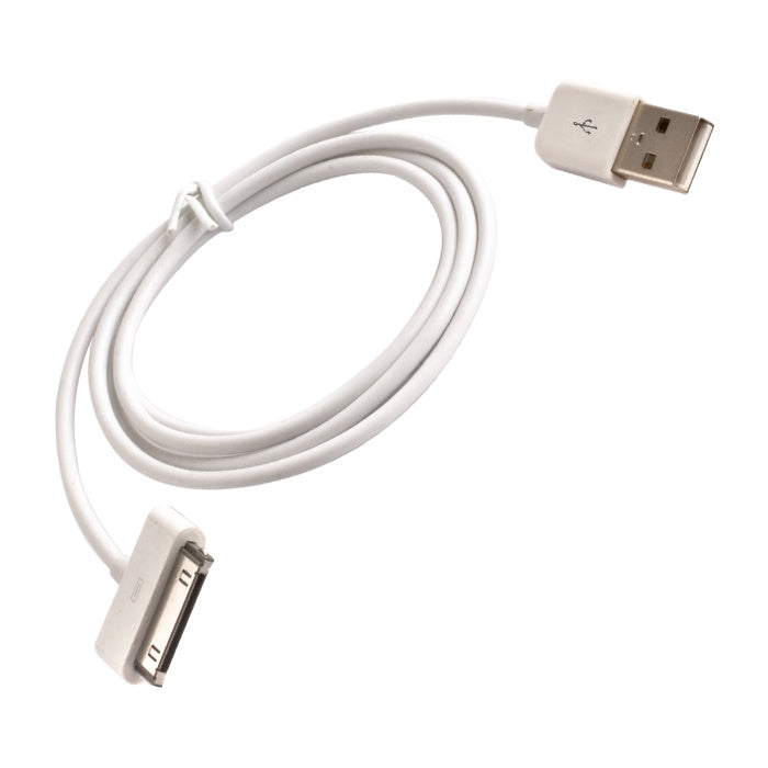 Forever USB A to 30-pin iPhone Dock Cable, 1m, white