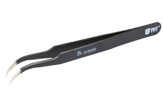 BEST BST-205 ESD Stainless Steel Static Tweezer