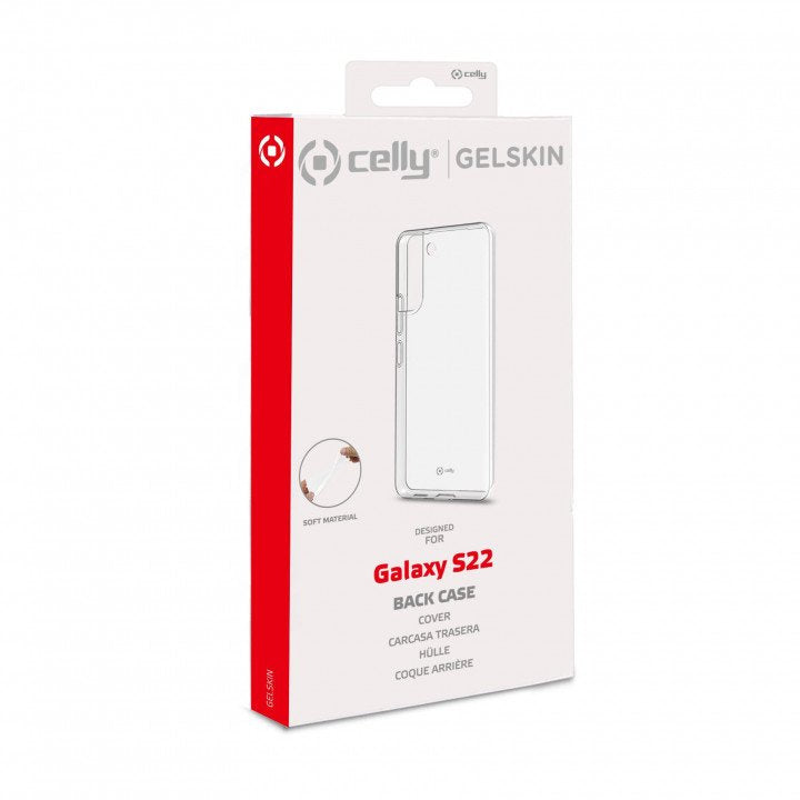 Celly Gelskin (TPU) Suojakotelo Samsung Galaxy S22 5G, läpinäkyvä