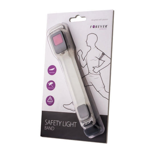 Forever Safety LED Valo säädettävällä hihnalla, musta