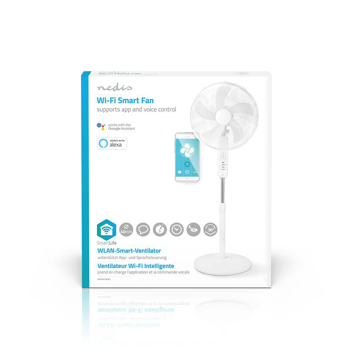 NEDIS Wi-Fi Älytuuletin (supports app & voice control)
