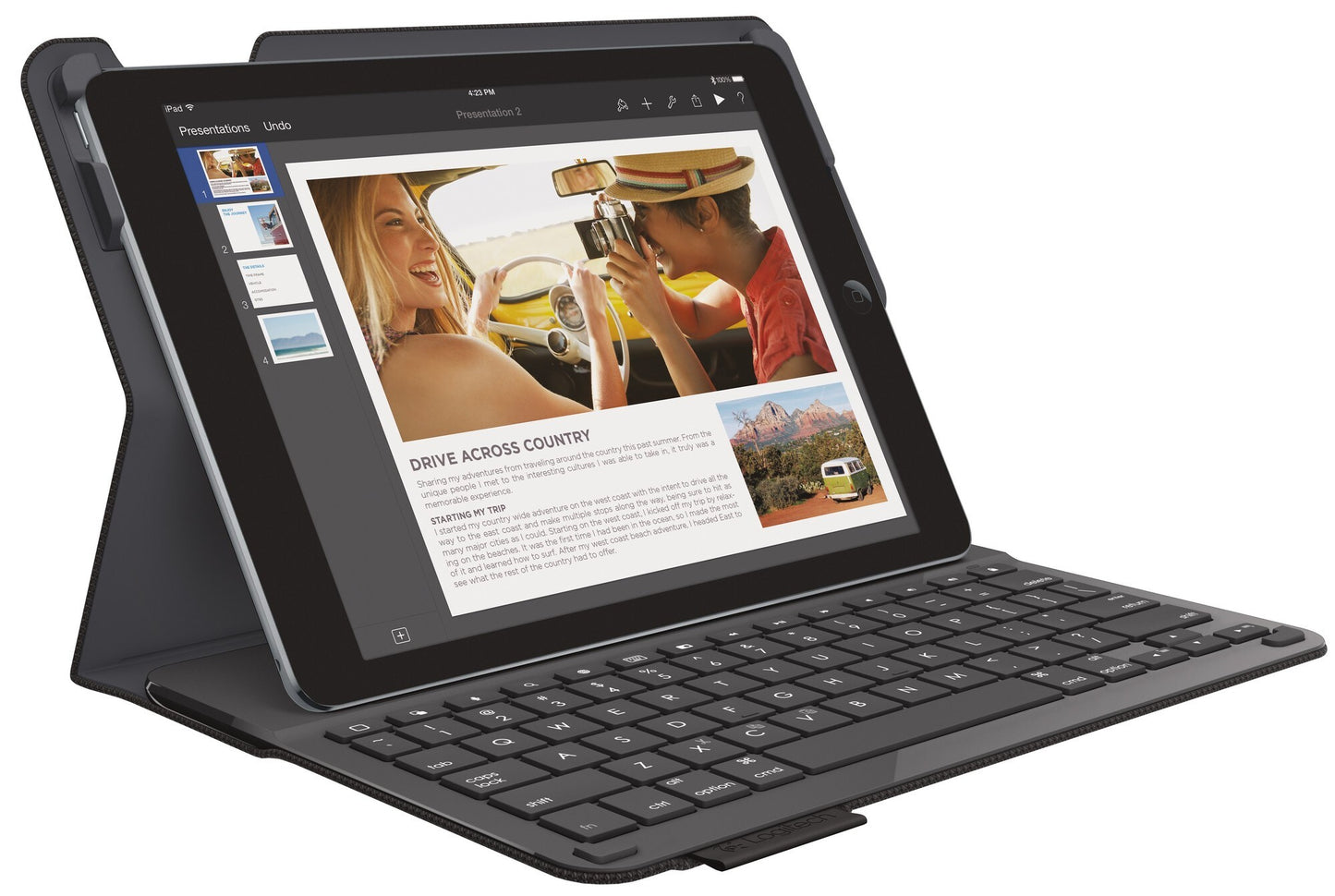 Logitech Type+ Ipad Air 2 Näppäimistökotelo (Musta)
