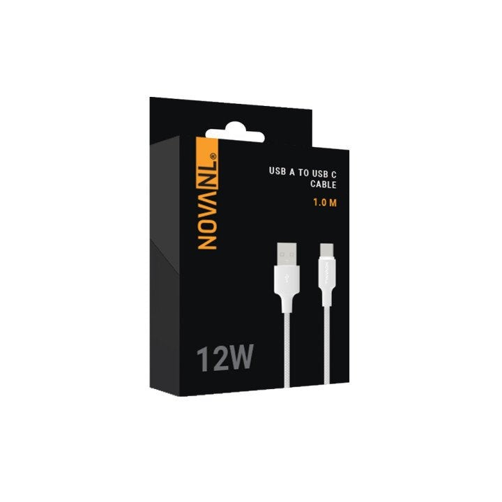 NovaNL USB A to Type-C Cable 12w, 1M