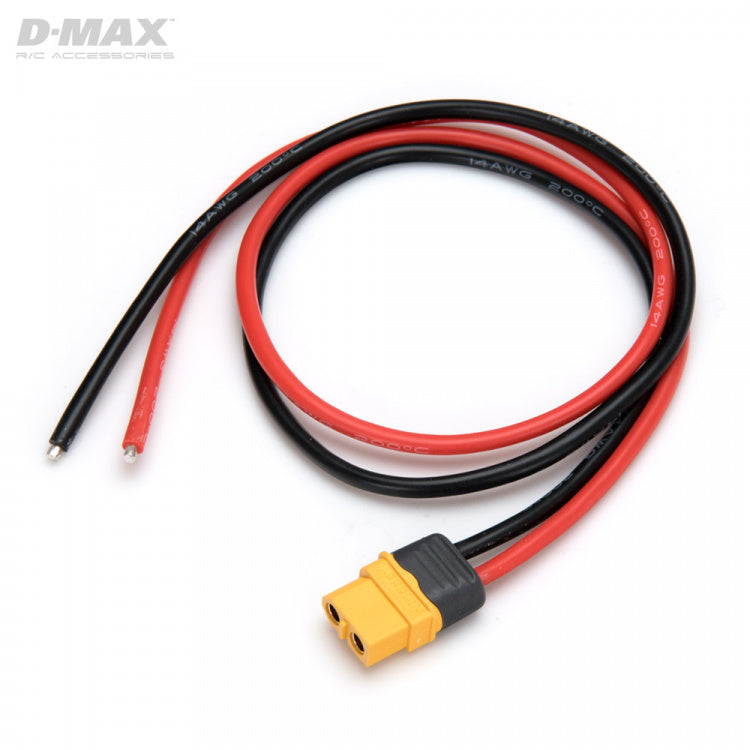 Dynomax Charging Lead w/o Connector to XT60 14AWG 500mm