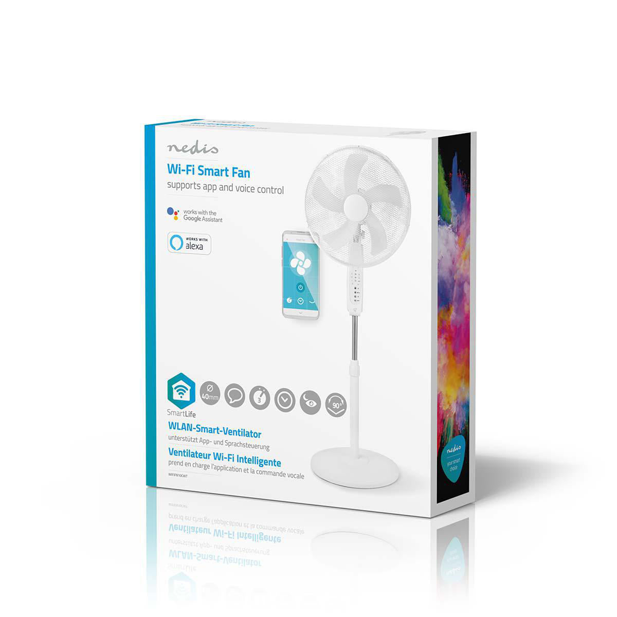 NEDIS Wi-Fi Älytuuletin (supports app & voice control)