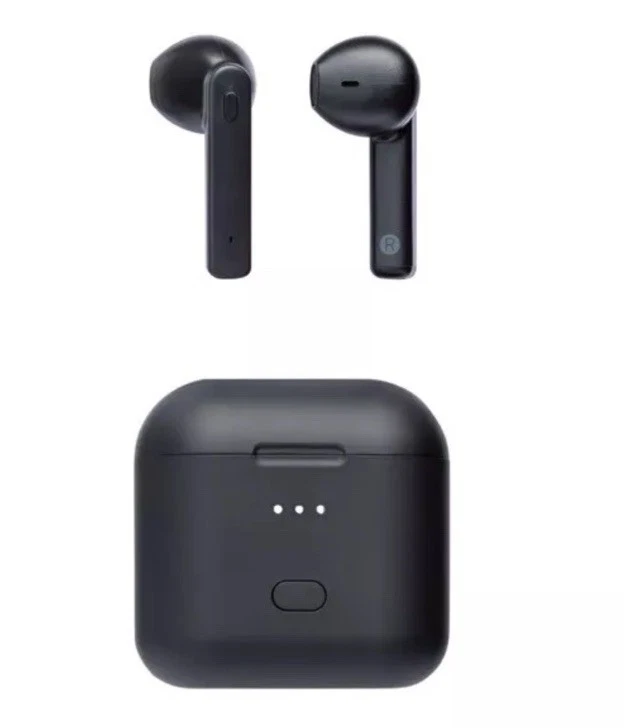 Silvercrest True Wireless Bluetooth nappikuulokkeet musta latauskotelolla
