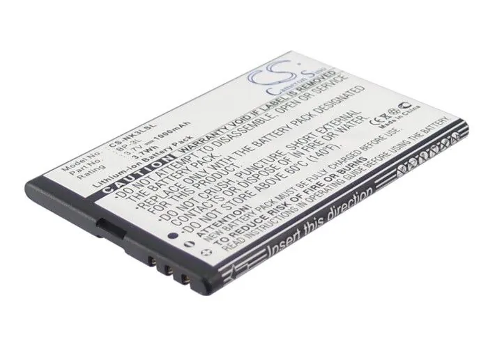 Cameron Sino CS-NK3LSL 1000mAh Li-Ion vaihtoakku Nokia BP-3L harmaa