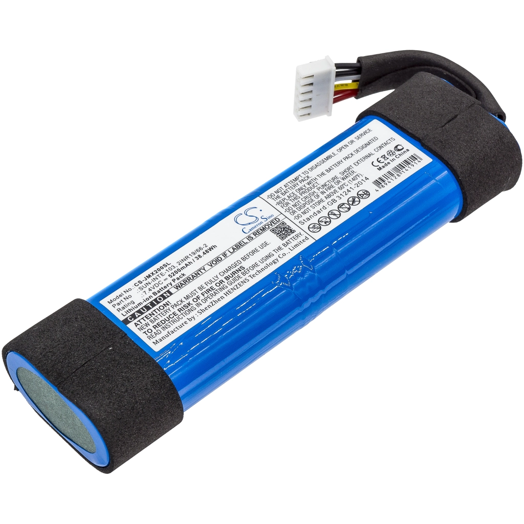 Cameron Sino CS-JMX200SL 5200mAh Li-Ion vaihtoakku JBL Xtreme 2 sininen