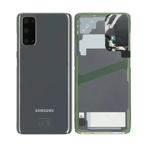 Samsung Galaxy S20 SM-G980 Akkukansi Takakansi - Harmaa (Alkuperäinen)