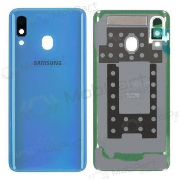 Samsung SM-A405 Galaxy A40 Akkukansi Takakansi - Sininen (Alkuperäinen)