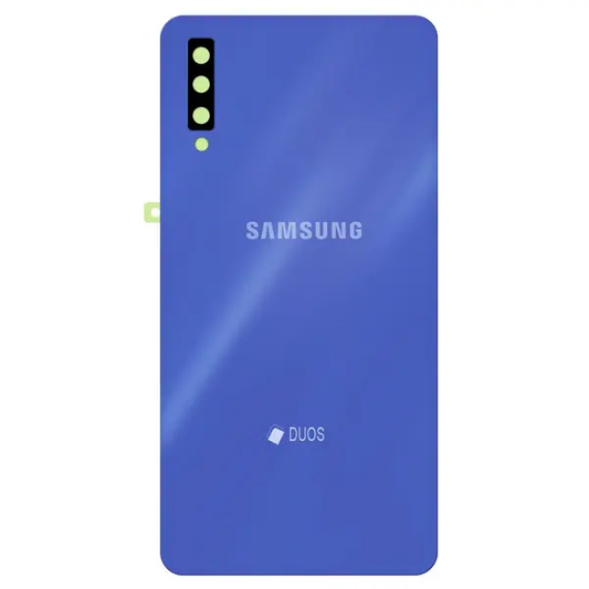 Samsung Galaxy A7 2018 SM-A750 akkukansi takakansi - sininen