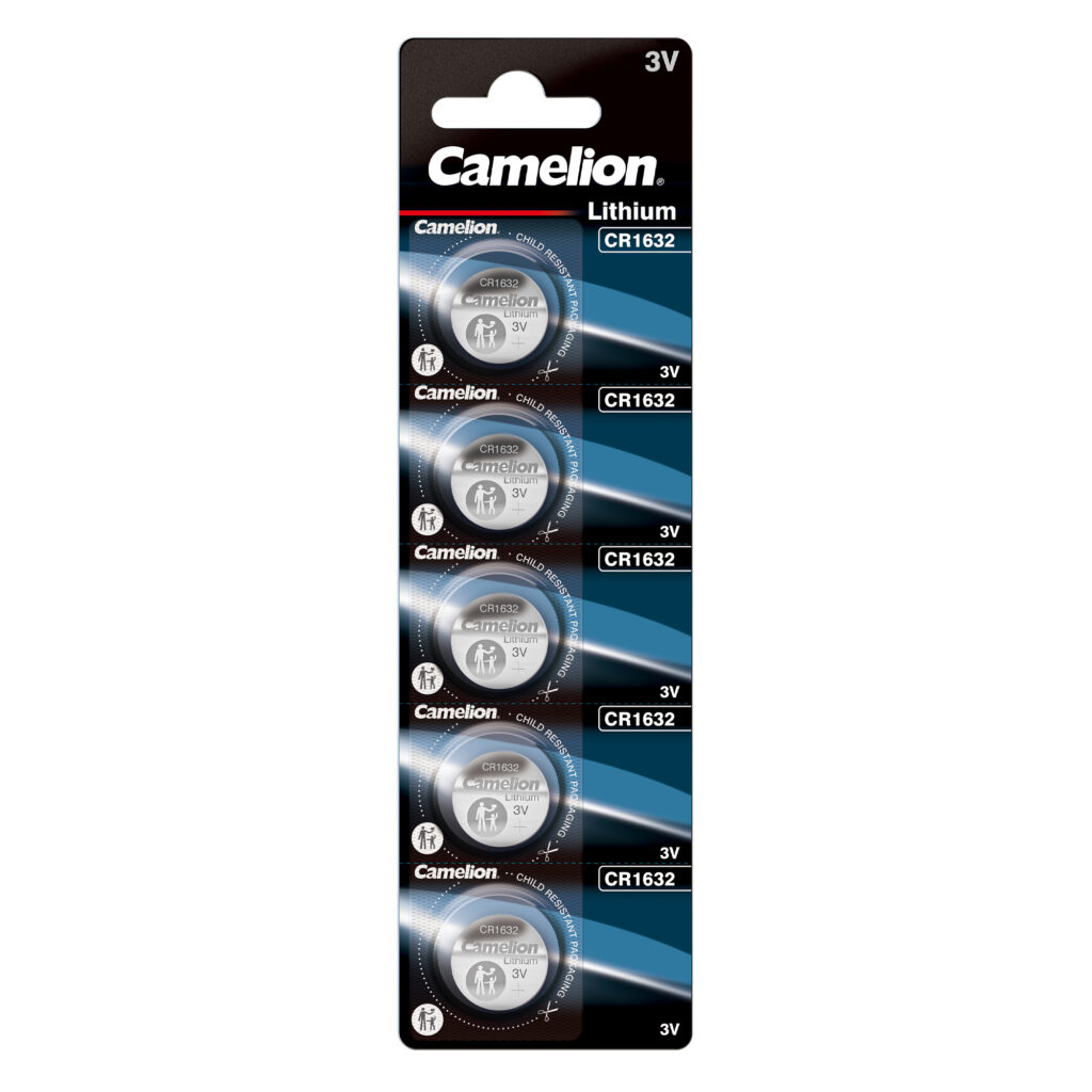 Camelion Lithium CR1632 3V 5 kpl napiparistot sininen pakkaus