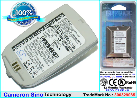 CS-SMA800SL BF7672 Samsung SGH-A800 akku 900mAh 3.7V Li-ion