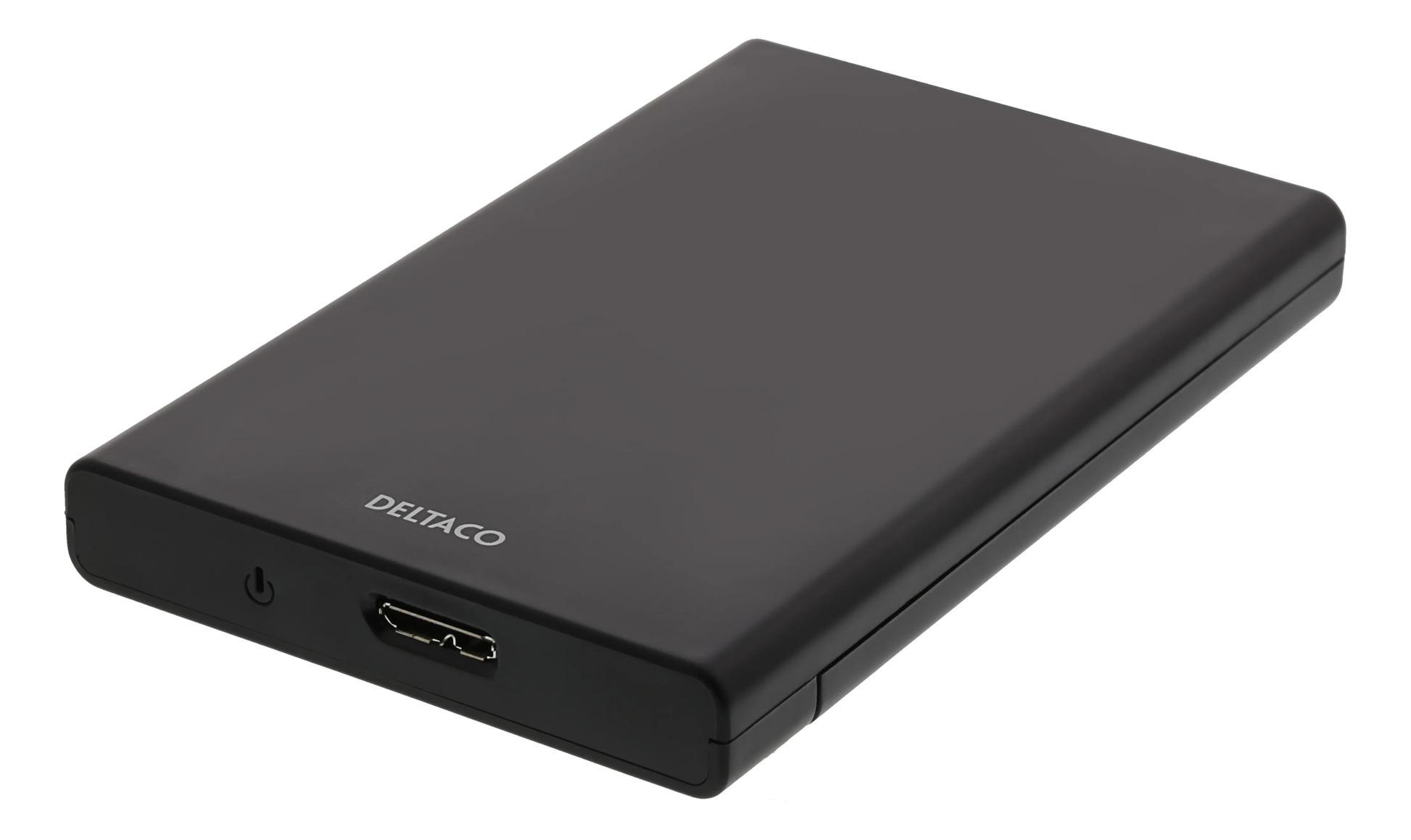 DELTACO 2.5 tuuman HDD SSD SATA USB kotelo - musta