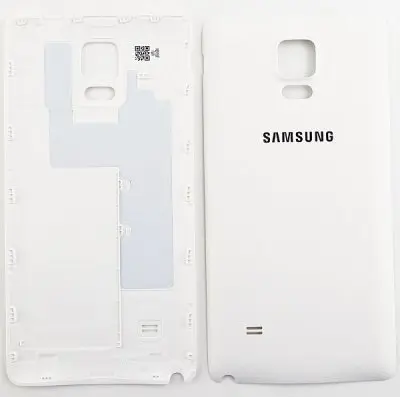 Samsung Galaxy Note 4 SM-N910 akkukansi takakansi - valkoinen