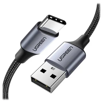 prio High-Speed USB-C USB-A kaapeli 2m 3A PD QC 3.0