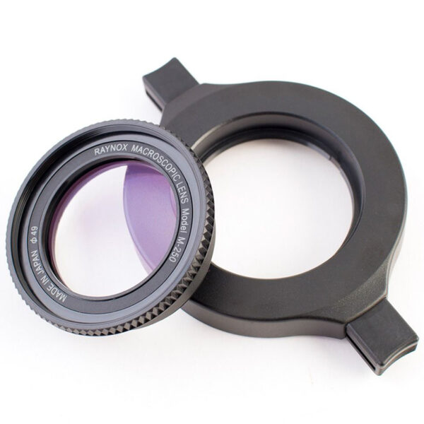 Raynox DCR-250 Super Macro -lisälinssi snap-in-pidikkeellä