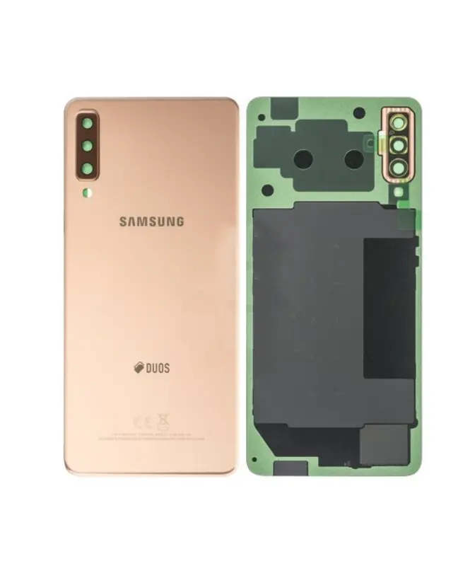 Samsung Galaxy A7 2018 SM-A750F Akkukansi Takakansi - Kulta (Alkuperäinen)