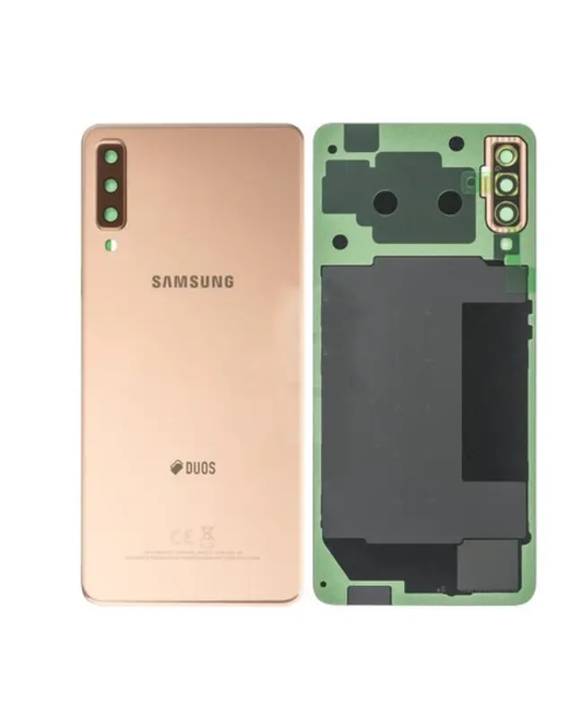 Samsung Galaxy A7 2018 SM-A750F Akkukansi Takakansi - Kulta (Alkuperäinen)