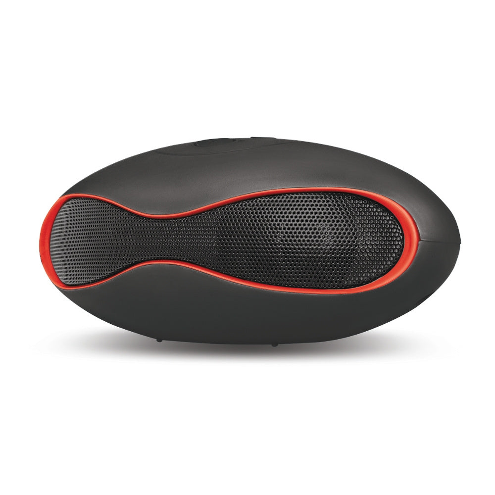 Setty Bluetooth Ellipse Speaker, black/red - DigiShop